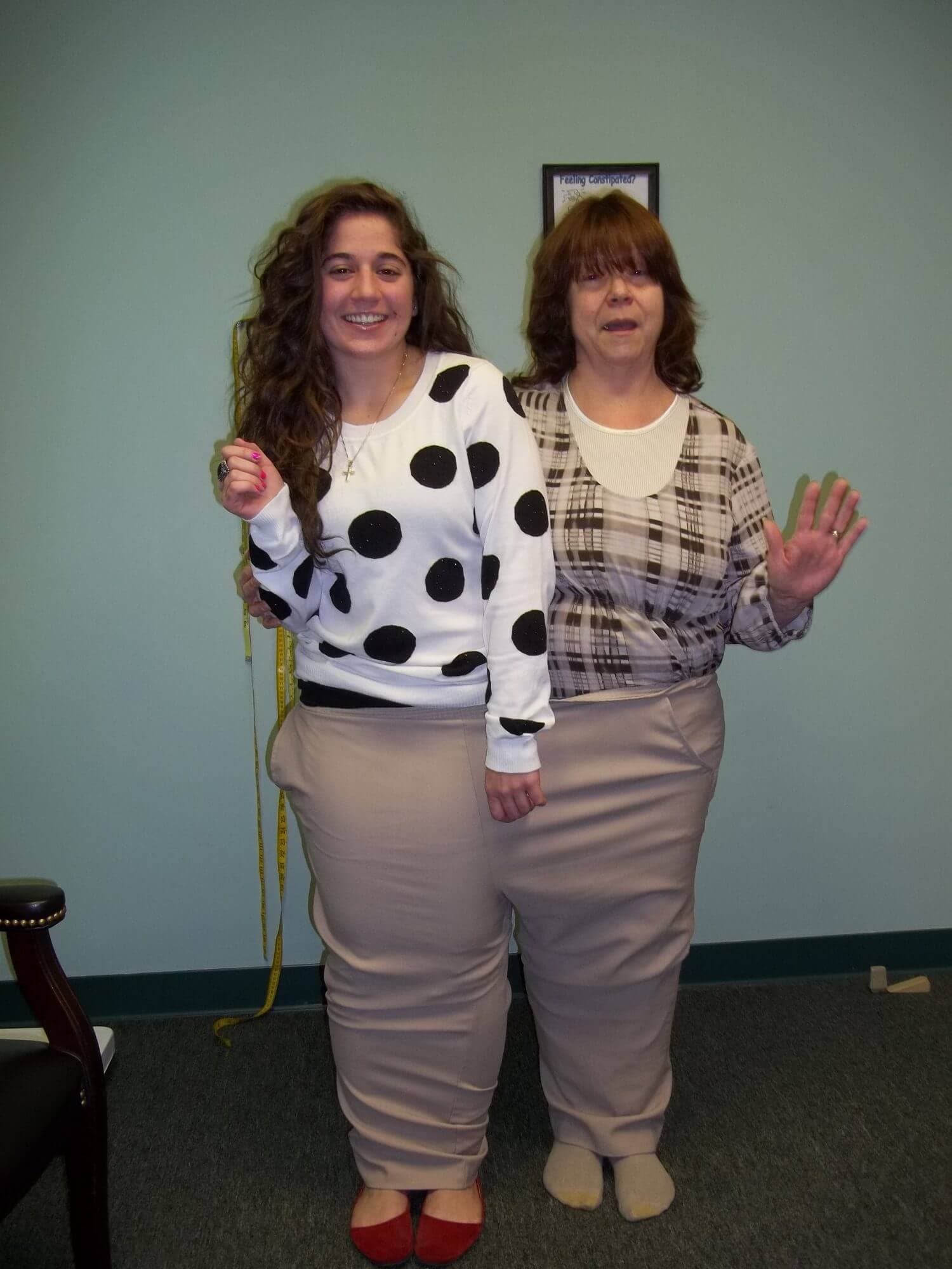 Soza Clinic patient in their old pants, photo 2